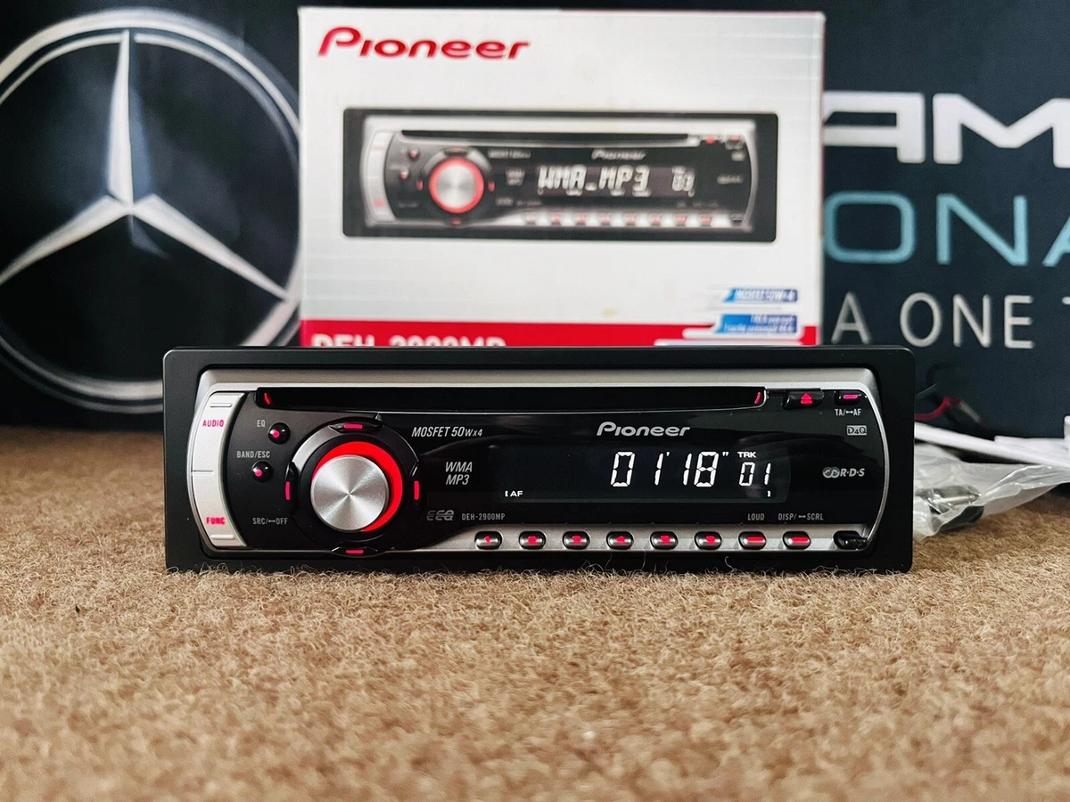 Promo Pioneer DEH-2000MP autoradio CD Am/Fm auto camion radio portable  amovible visage 90 s Mp3 Aux Bmw Ferrari Rare livraison gratuite -   France