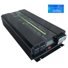 3000W Solar Power Inverter Pure Sine Wave DC 24V AC 120V 60HZ Off Grid US Stock
