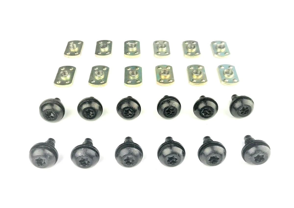 24 pc SOFT TOP FRAME Tub Rail Torx Screws and Nuts FITS 1976
