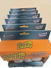 Scrub Daddy Toilet Wand System Refills Case Cleaning Tablets 6 Packs of 6 PCs
