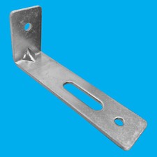 2x 79mm x 32mm Asymmetric Corner Braces, Adjustable L-Shape Right Angle Brackets