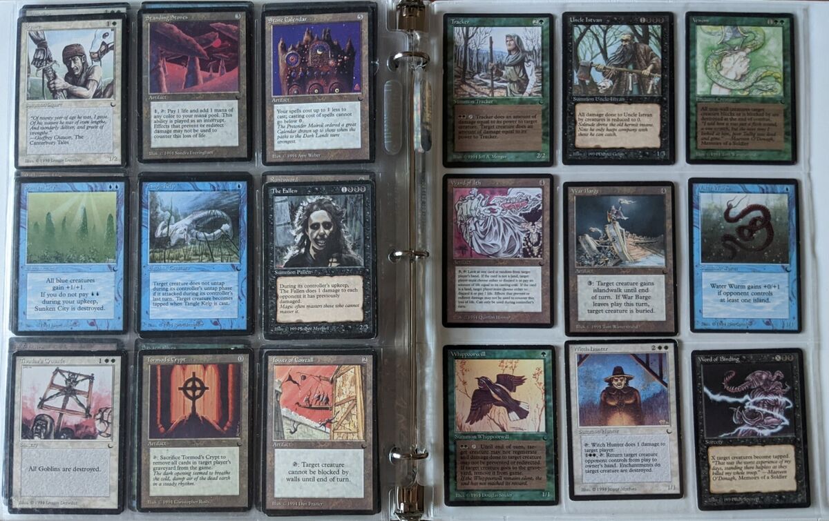 Magic MTG The Dark Full Complete English Set All 119 Cards Magic MTG The Dark Full Complete English Set All 119 Cards