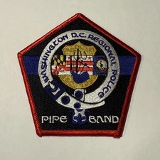 Washington DC Police Regional Pipe Band Patch