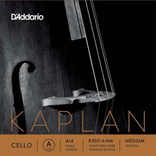 Kaplan Cello A String - titanium/steel: Medium