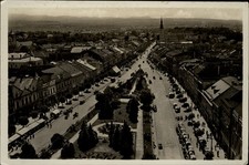 RPPC Aerial Presov Slovakia Panorama vintage postcard s152
