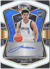 2020 Panini Select Josh Green Rookie Signatures /249 #RS-GRE RC Auto Mavericks