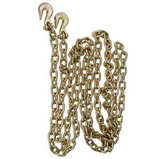 Working Load 6600lbs Grade 70 Tow Chain With Hooks Tie Down Binder 38 20