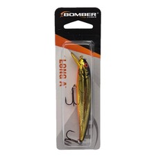 Bomber Lures Long A Gold Chrome Orange Belly BMB14A 3.5in 3/8oz Fishing Jerkbait