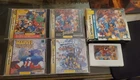 Sega Saturn lot, Marvel Super Heroes Vs Street Fighter lot all 4 games,4mb cart