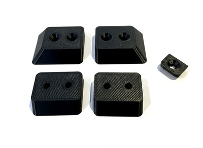 4x Verriegelbare Fußhalterung Stollen für Festool Systainer System Tanos T-Loc schwarz