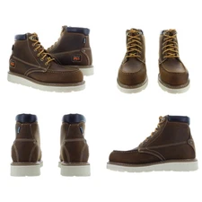 Timberland Pro® Men's GRIDWORKS 6" SOFT TOE Brown Waterproof Boots Size 9 NIB