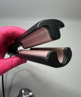 Hair Crimper Double Barrel Ionic Wavy Mini Lockenstab Lockenstab tiefe Wellen