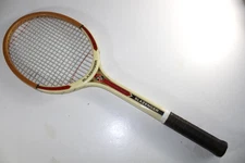 Vintage Slazenger VIP Wood Tennis Racket Made England Med 4-1/2" Grip