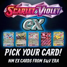 Pokemon EX Cards Scarlet & Violet Double Rare NM English TCG – Choose Your Card