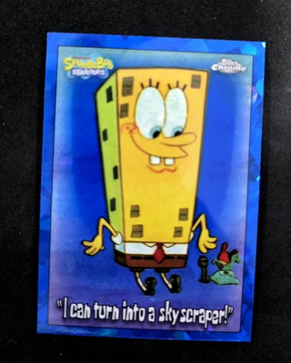 #ad 2025 Topps Sapphire SpongeBob SquarePants #175 I can turn into a skyscraper $1.59