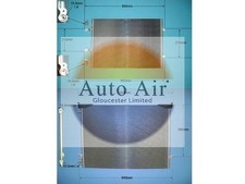 BRAND NEW PREMIUM AIR CON CONDENSER RADIATOR FOR VAUXHALL VIVARO RENAULT TRAFFIC
