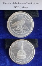 1984 Free The Eagle United States Capitol 1 Troy Oz 999 Fine Silver Round 95.00 per troy oz