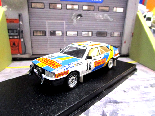 AUDI Coupe Quattro Rallye Boucles de Spa 1986 #18 Grammet Usboerke Trofeu S 1:43