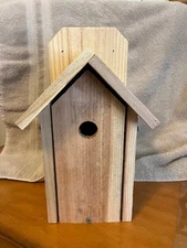 handmade red cedar bird house