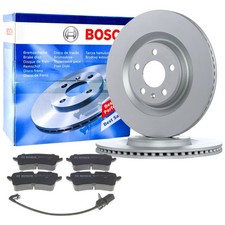 BOSCH Bremsscheiben 330mm Beläge WAKO Satz Hinten für PORSCHE MACAN 95B AUDI