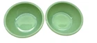 Lot of 2 Vintage Fire King Oven Ware Jade-ite 4 3/4" Fruit Bowl (G294)