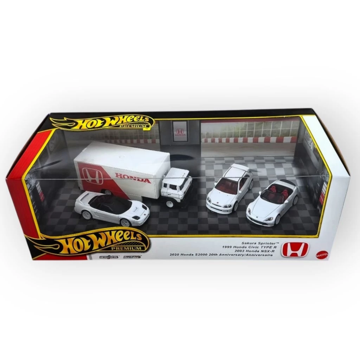 2025 Hot Wheels Premium Box Garage Honda Series Box Display Set