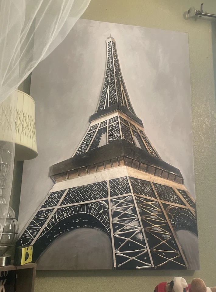 Arte en lienzo Torre Eiffel 3D Foto 2 de 2