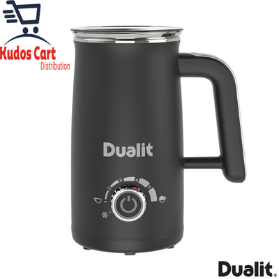 Dualit Milchaufschäumer & Heiße Schokolade Maschine Max mit 4x Belgische Schokoladenbeutel 