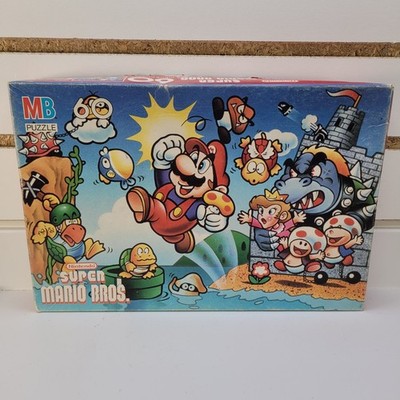 Nintendo Super Mario Bros 60 Pc Puzzle Milton Bradley 1988 Complete 