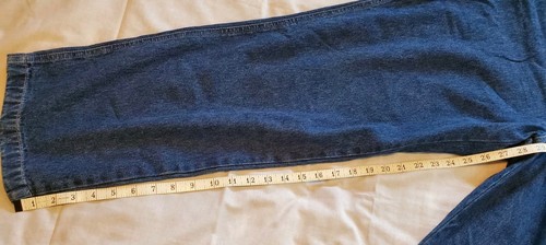 Vintage 90s Bill Blass Jean Bib Blue Denim Carpenter Overalls Womens Large New - Picture 8 of 11