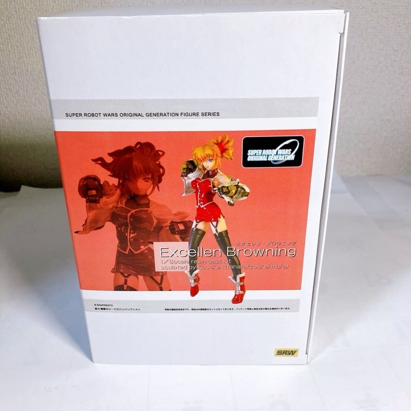 Volks Super Robot Wars OG Excellen Browning 1/8 Garage Kit W/BOX F/S FEDEX JPN