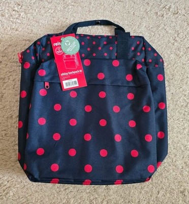 Reisenthel allday backpack M Rucksack Tasche Handgepäck Mixed Dots Red 15 L NEU
