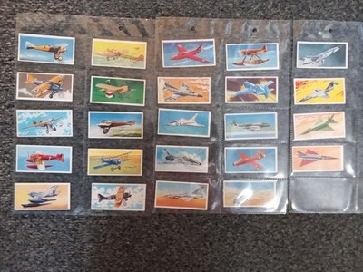 Vintage 1961 Lyons Tea Cards - Wings Of Speed - Full Set Of 24