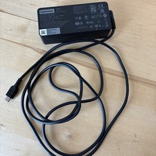 Genuine Lenovo 65W USB-C AC Adapter ADLX65YAC2D No Power Wall Cord Untested