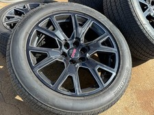 4x GMC Chevrolet Machined Charcoal Yukon Tahoe OEM Wheels 22” Original 5944 85%