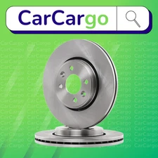 Front Brake Discs x2 FOR Renault Clio 1.5 dCi 2005-2010 Vented 279.7mm