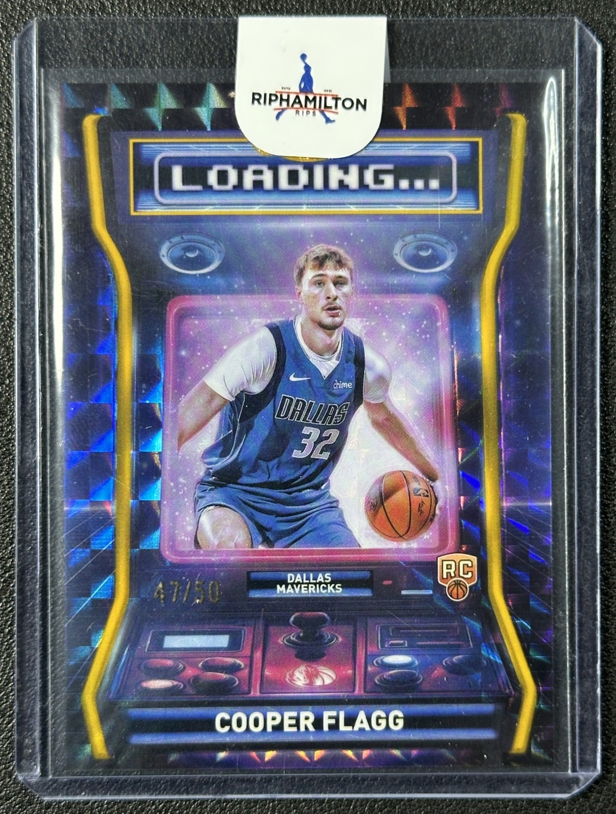 COOPER FLAGG 2025-26 TOPPS CHROME LOADING GEOMETRIC GOLD REFRACTOR RC 47/50