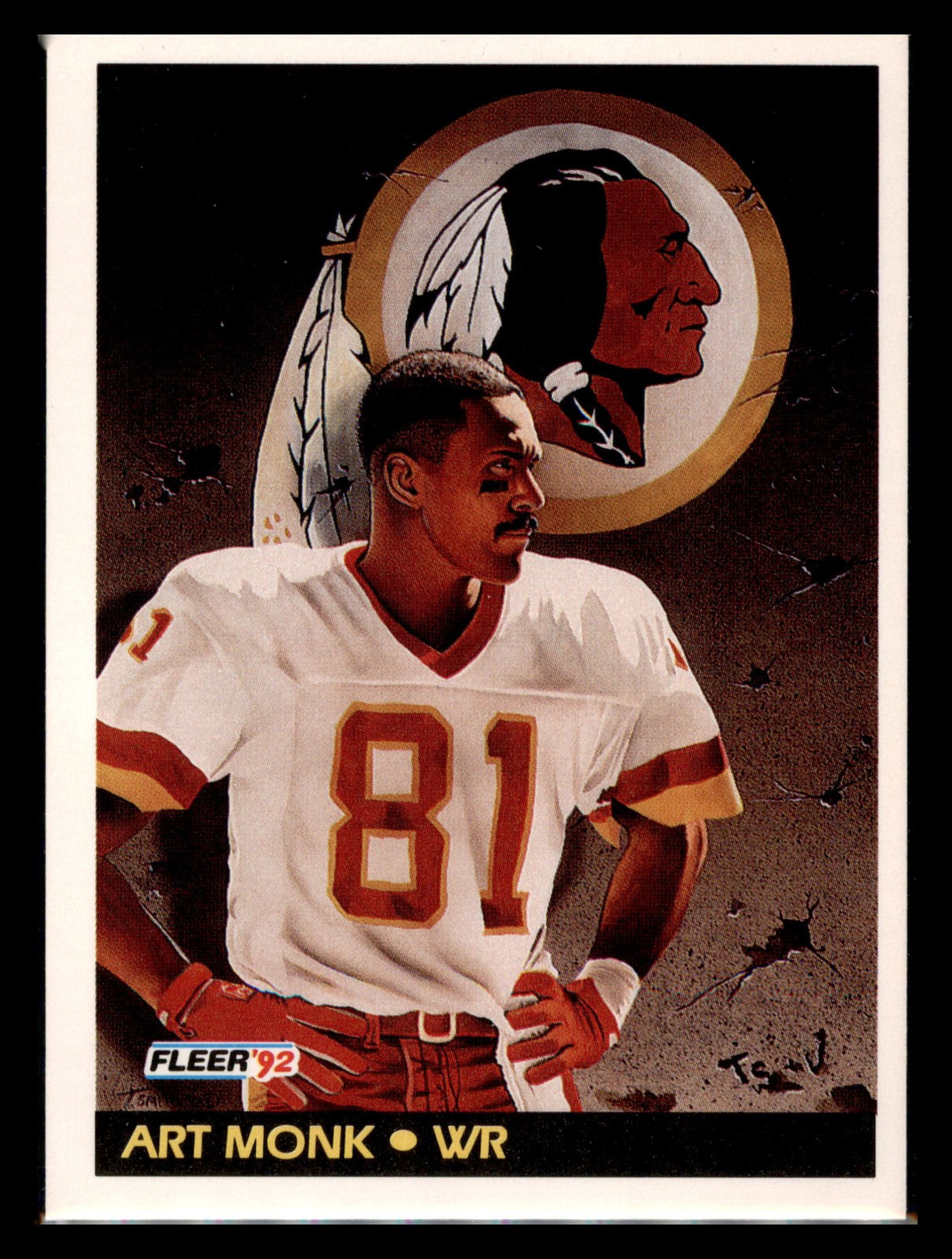 1992 Fleer #473 Art Monk