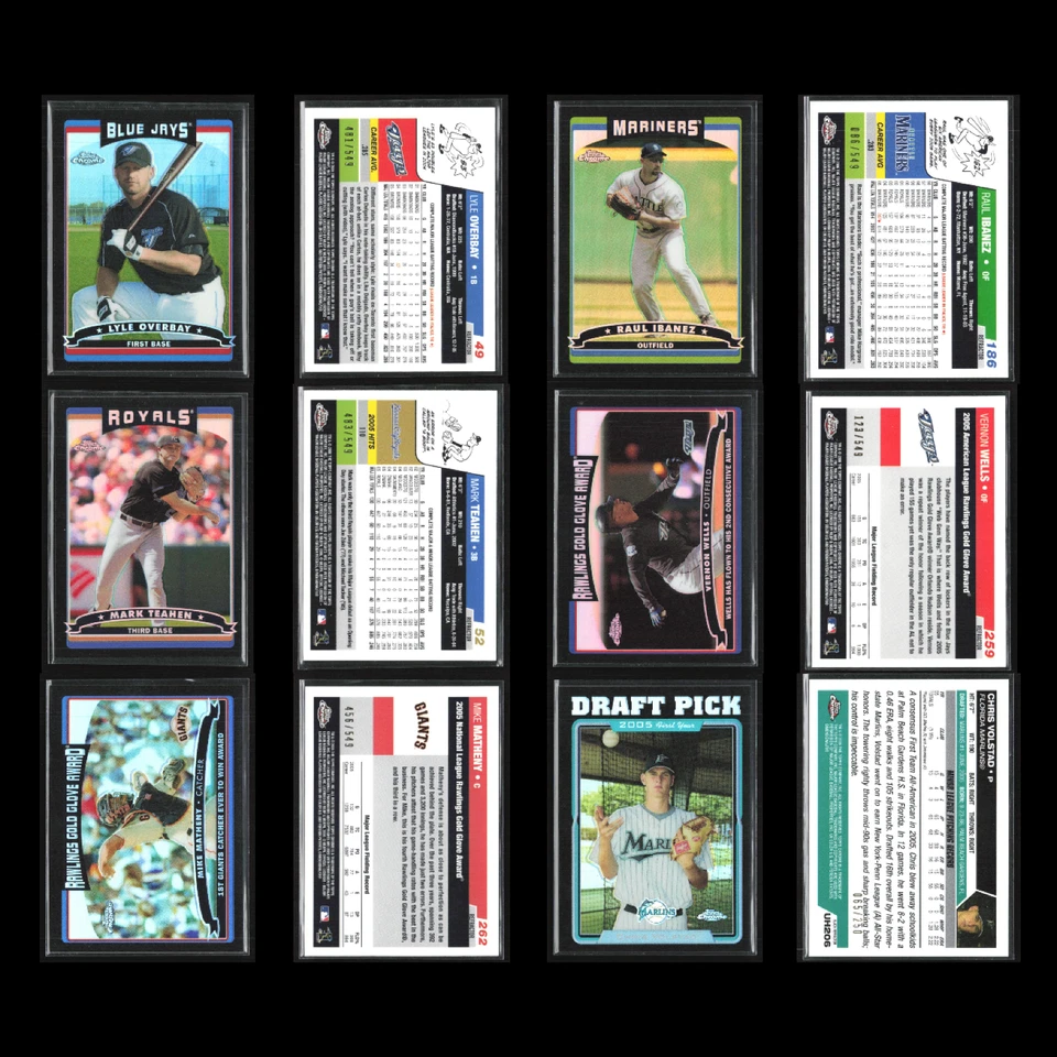 Topps Chrome Refractor Serial #'d Lot 50 Baseball Cards NM MLB Bulk Dealer - Image 4 of 4