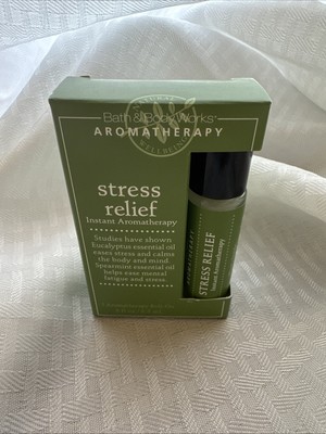 Bath Body Works Stress Relief Aromatherapy Roll-On Eucalyptus & Spearmint Oil 