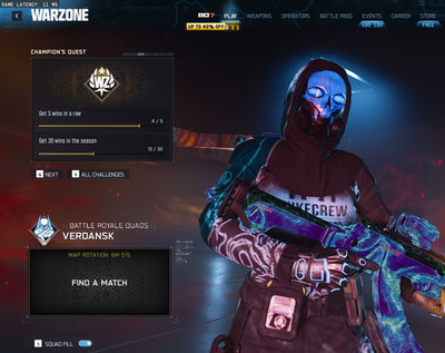 WARZONE CHAMPION'S QUEST (Nuke Operator Skin)  - ALL PLATFORMS -PLAY ALONG
