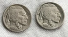 (2 Coin Lot) 1916 S/D Buffalo Nickel 5c Five Cent US San Francisco Denver Coins