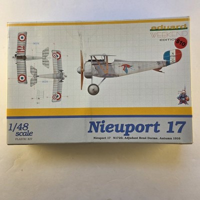 French Nieuport 17 WW1 Fighter Plane Eduard 1:48 Parts In Bags