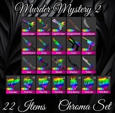 FULL CHROMA SET WITH PETS - MURDER MYSTERY 2 / MM2