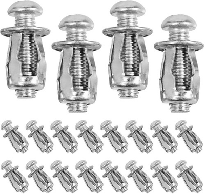 #ad EMVANV 20 Pcs Hollow Door AnchorsHollow Metal Cavity Fixing Hollow Wall Anchors $11.41