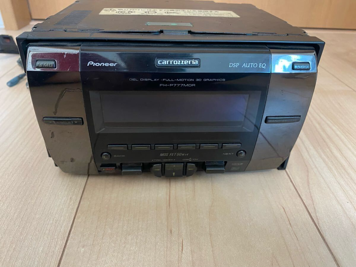 Pioneer FH-P777MDR 2DIN CD MD Car Audio Player DSP Tested JDM