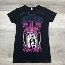 Alice Cooper POISON Signed Autographed T Shirt Women's Medium M