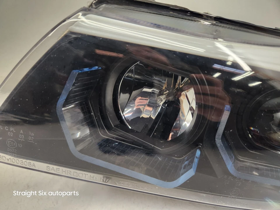 ✅ PARA 06-08 BMW E90 E91 Faro Izquierdo Lado del Conductor 3D LED Ojos de Ángel V2 * Foto 3 de 4