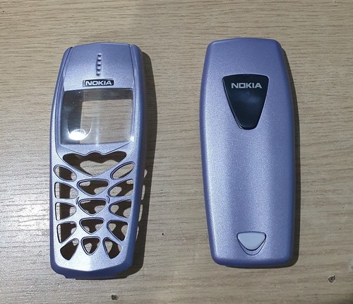 New for Nokia 3510 3510i Lilac/Purple Front Fascia Housing & Battery Cover - 第 1/1 張圖片