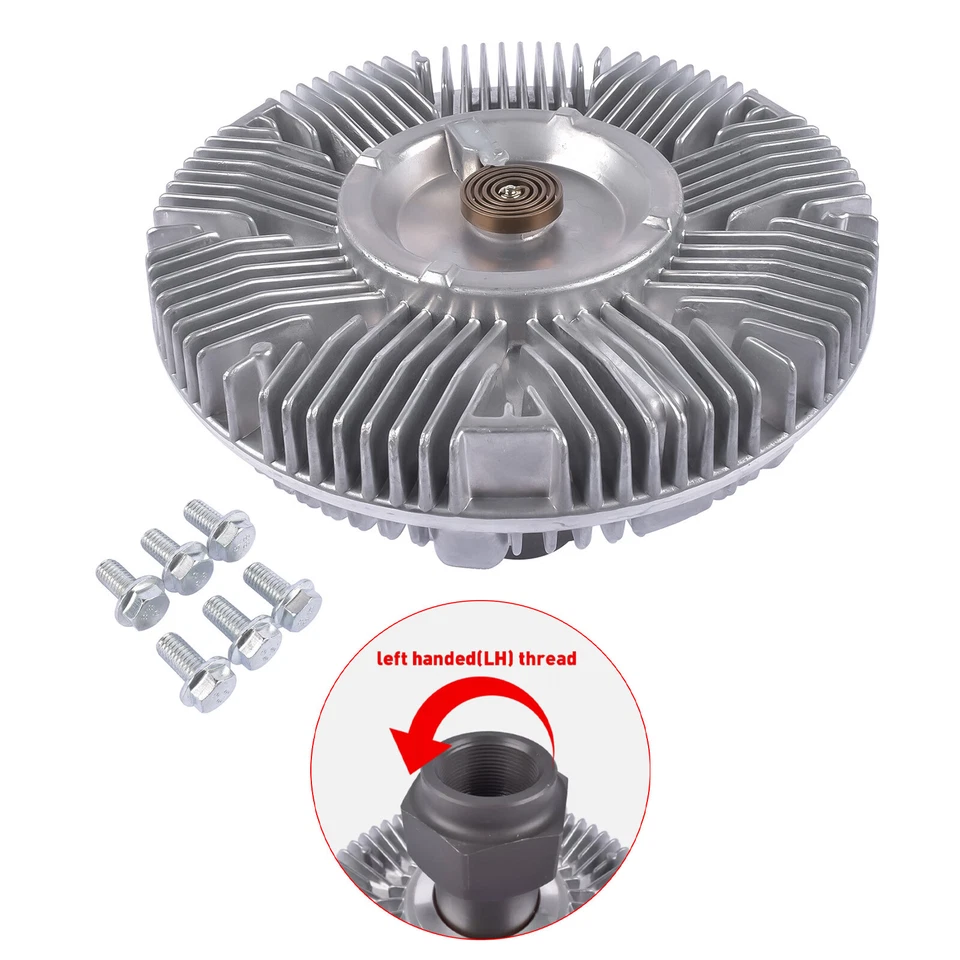 Embrague ventilador motor compatible con International DT466E diésel 010021526 3584438C3 Foto 4 de 4